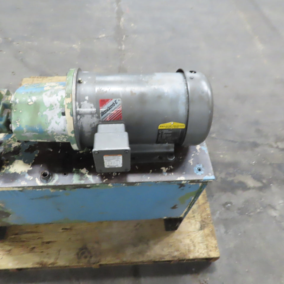 23 Gallon Hydraulic Power Unit W/Continental PVR6-8B15-RF-G-1-C Pump 5HP  3PH