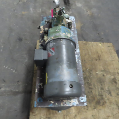 23 Gallon Hydraulic Power Unit W/Continental PVR6-8B15-RF-G-1-C Pump 5HP  3PH