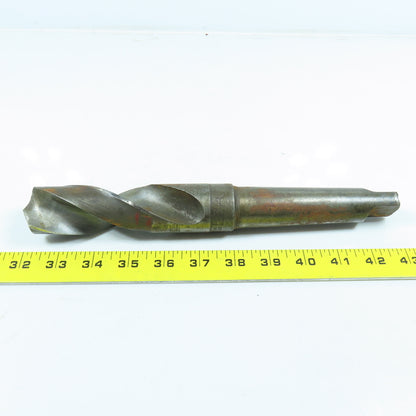 Hercules 1-15/32" Twist Drill Morse Taper Shank 2F MT4 11" OAL Made in USA