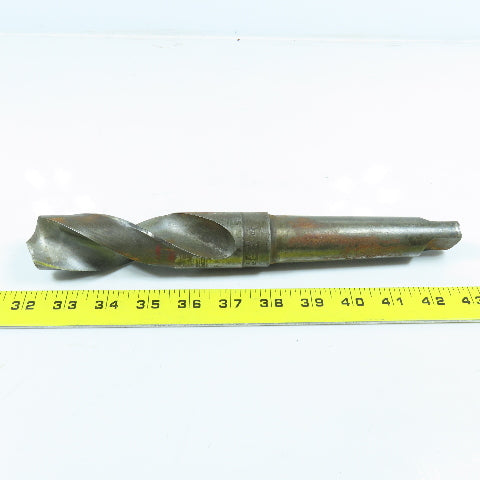 Hercules 1-15/32" Twist Drill Morse Taper Shank 2F MT4 11" OAL Made in USA
