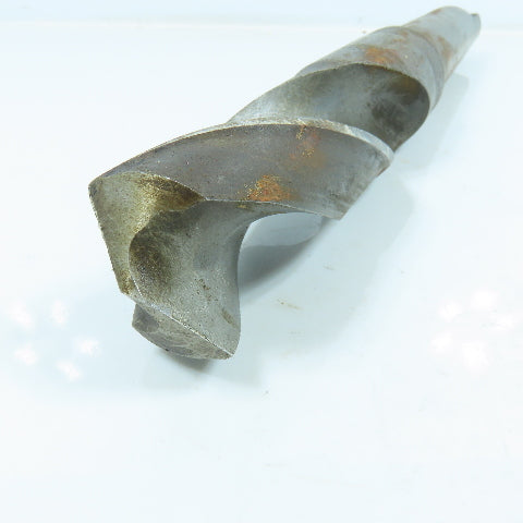 Hercules 1-15/32" Twist Drill Morse Taper Shank 2F MT4 11" OAL Made in USA