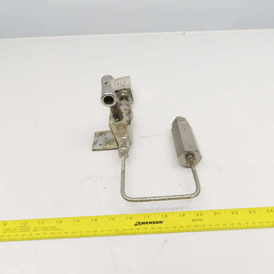 KMT 10079465 Stainless Steel High Pressure Valve Line Filter & TEE 65000 PSI