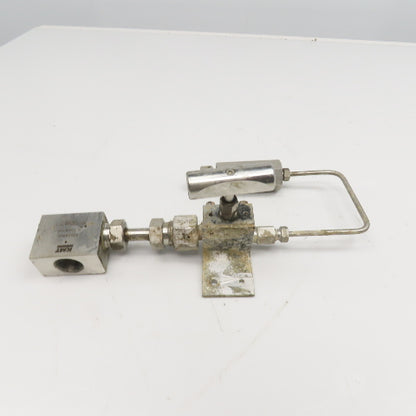 KMT 10079465 Stainless Steel High Pressure Valve Line Filter & TEE 65000 PSI