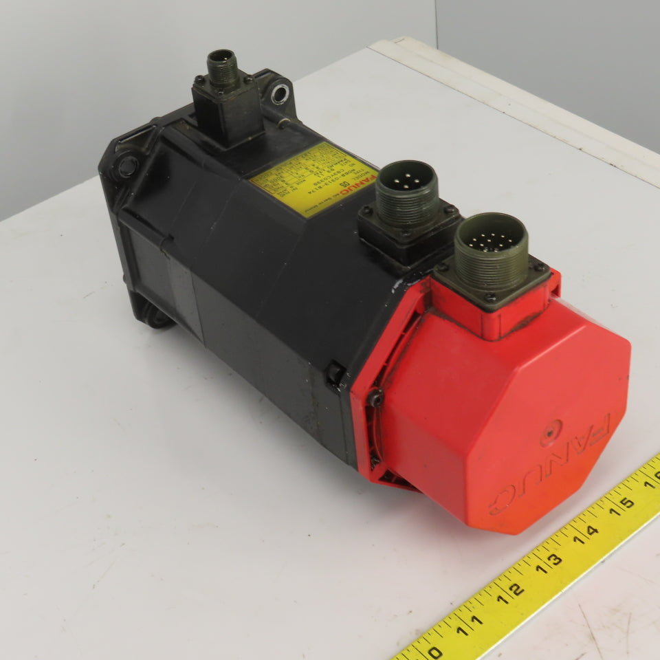 Fanuc A06B-0313-B174 Model 0S 2.9Nm AC Servo Motor 3000RPM 127V 3PH 4.2A