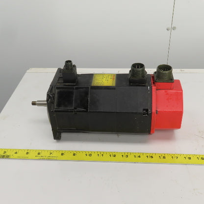 Fanuc A06B-0313-B174 Model 0S 2.9Nm AC Servo Motor 3000RPM 127V 3PH 4.2A