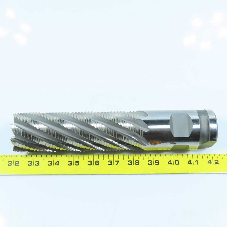 YMW 1F3B 2" Roughing Square Face/End Mill 8 Flute 2" Shank 6-1/2" LOC 9-3/4" OAL