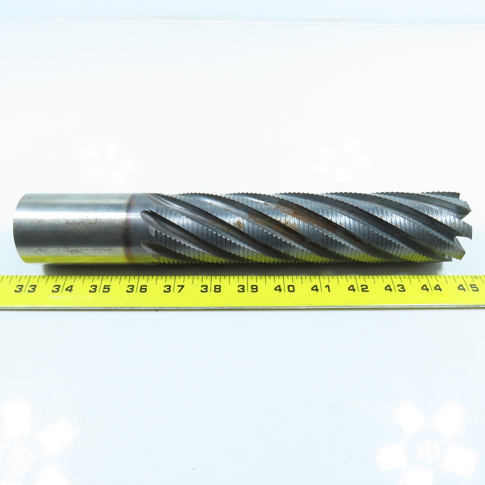 Hanita 6255 2" Roughing Square Face/End Mill 8F 2" Shank 8-1/2" LOC 11-3/4" OAL