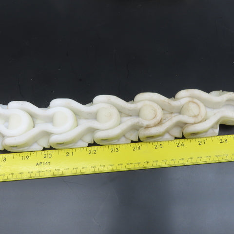 EWAB 2" Wide Nylon Side Flexing Flow Line Safety Top Conveyor Chain 16'