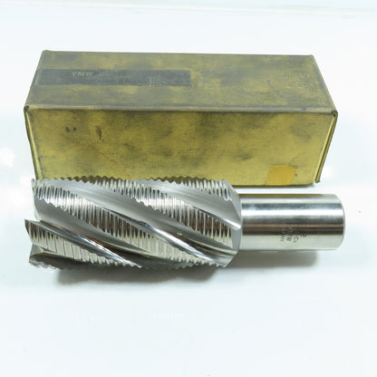 YMW 2" Roughing Square Face/End Mill 6 Flute 1-1/4" Shank 4" LOC 6-1/2" OAL