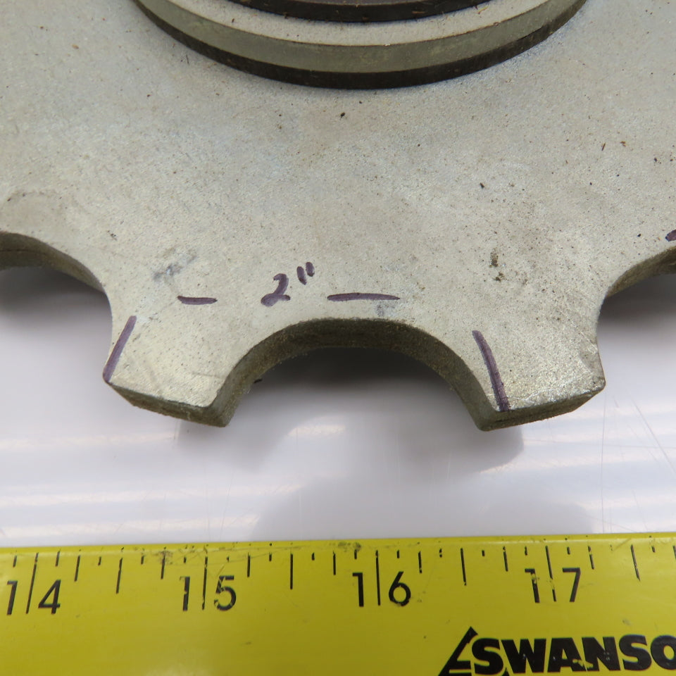 8-1/4" OD 13 Tooth Conveyor Chain Pulley EWAB Flex Chain 30mm Bore