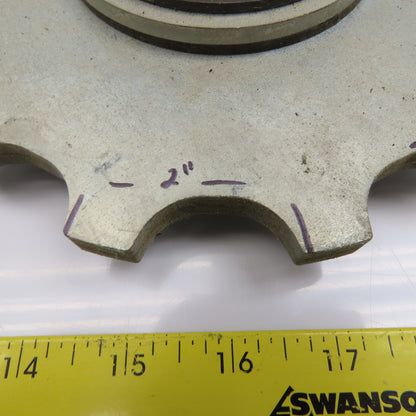 8-1/4" OD 13 Tooth Conveyor Chain Pulley EWAB Flex Chain 30mm Bore