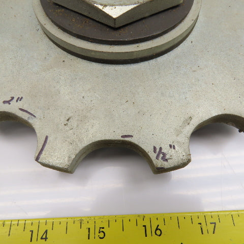 8-1/4" OD 13 Tooth Conveyor Chain Pulley EWAB Flex Chain 30mm Bore