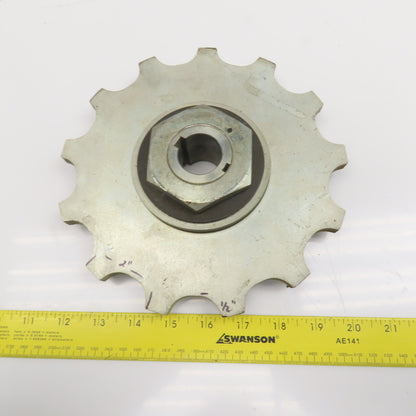 8-1/4" OD 13 Tooth Conveyor Chain Pulley EWAB Flex Chain 30mm Bore