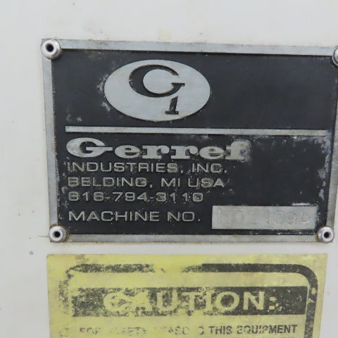 Gerref Industries Stainless Steel Automatic Parts Washer 40" Turn Table 460V 3Ph