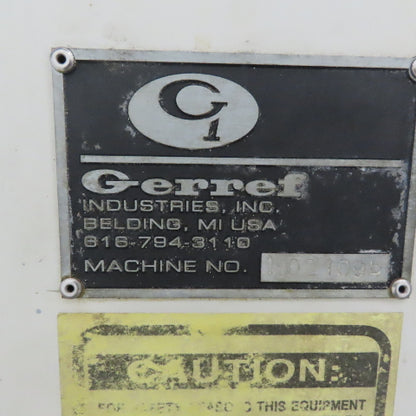 Gerref Industries Stainless Steel Automatic Parts Washer 40" Turn Table 460V 3Ph