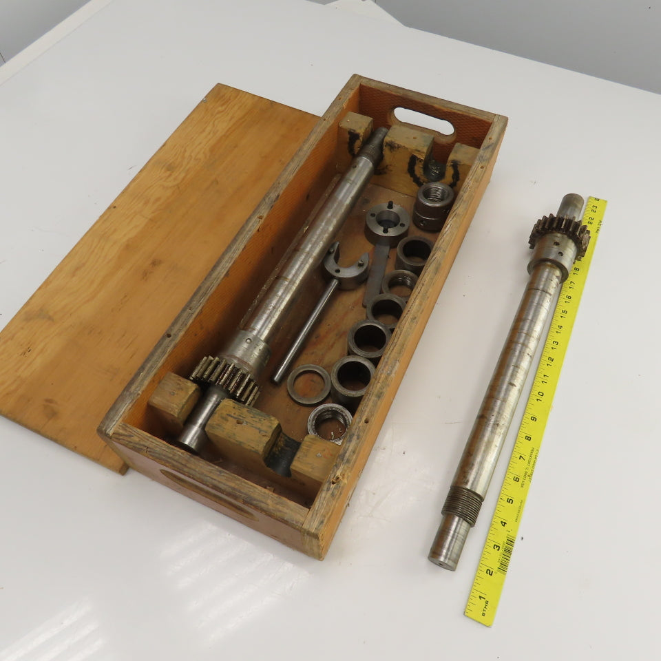 Industrial Pressure Slitter Cutter Roller Shaft Only 1-1/8" Lot Of 2