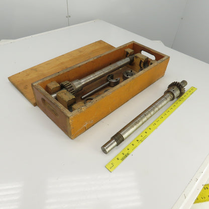 Industrial Pressure Slitter Cutter Roller Shaft Only 1-1/8" Lot Of 2