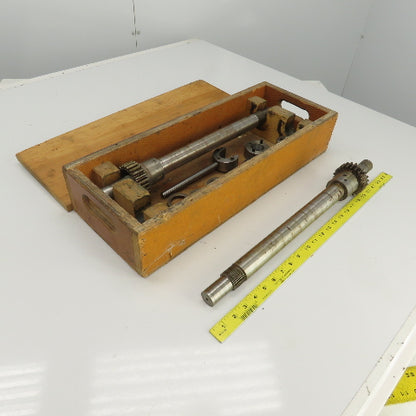 Industrial Pressure Slitter Cutter Roller Shaft Only 1-1/8" Lot Of 2