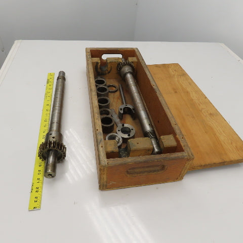 Industrial Pressure Slitter Cutter Roller Shaft Only 1-1/8" Lot Of 2