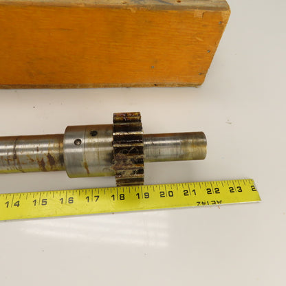 Industrial Pressure Slitter Cutter Roller Shaft Only 1-1/8" Lot Of 2