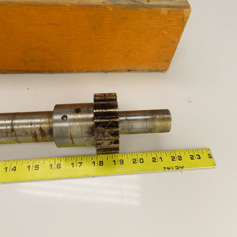 Industrial Pressure Slitter Cutter Roller Shaft Only 1-1/8" Lot Of 2