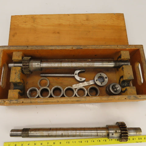 Industrial Pressure Slitter Cutter Roller Shaft Only 1-1/8" Lot Of 2