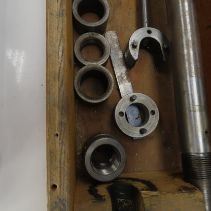 Industrial Pressure Slitter Cutter Roller Shaft Only 1-1/8" Lot Of 2