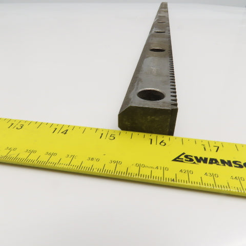 Gudel 900070 Size 20 Guideway Vee Track Type FZ 20G Pinion Gear 6TPI 40.5" OAL