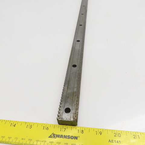 Gudel 900070 Size 20 Guideway Vee Track Type FZ 20G Pinion Gear 6TPI 40.5" OAL
