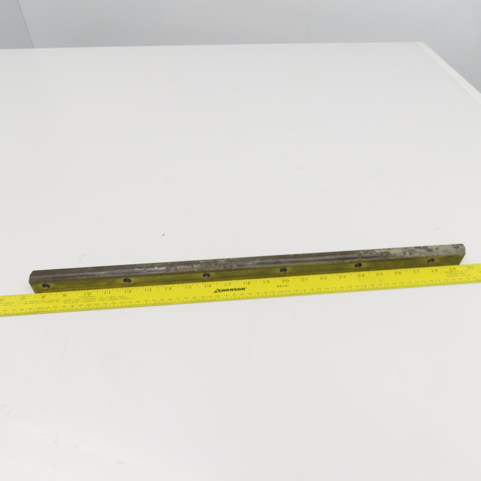 20mm Wide x 29.50mm Tall Hardened Steel Vee Track 22" OAL