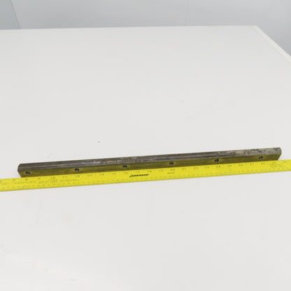 20mm Wide x 29.50mm Tall Hardened Steel Vee Track 22" OAL