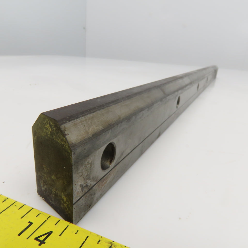 20mm Wide x 29.50mm Tall Hardened Steel Vee Track 22" OAL