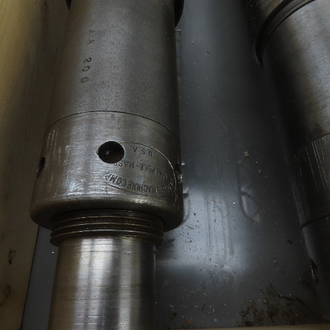 LF Fales Industrial Pressure Paper Slitter Cutter Roller 1-5/8" Shaft Lot Of 2