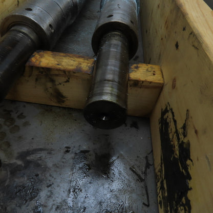 LF Fales Industrial Pressure Paper Slitter Cutter Roller 1-5/8" Shaft Lot Of 2