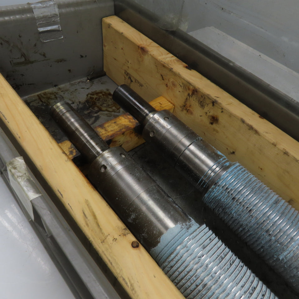 LF Fales Industrial Pressure Paper Slitter Cutter Roller 1-5/8" Shaft Lot Of 2