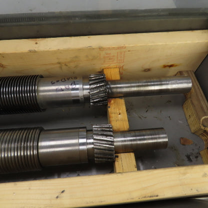 LF Fales Industrial Pressure Paper Slitter Cutter Roller 1-5/8" Shaft Lot Of 2