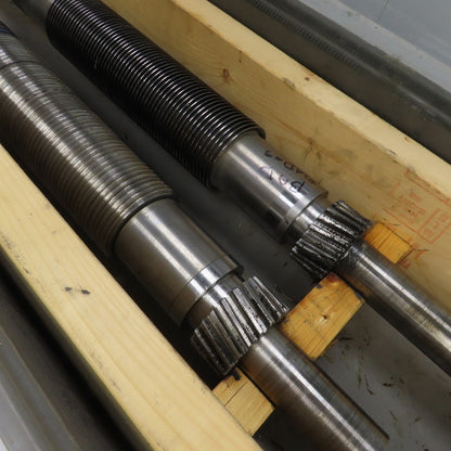 LF Fales Industrial Pressure Paper Slitter Cutter Roller 1-5/8" Shaft Lot Of 2