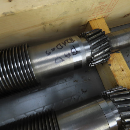 LF Fales Industrial Pressure Paper Slitter Cutter Roller 1-5/8" Shaft Lot Of 2