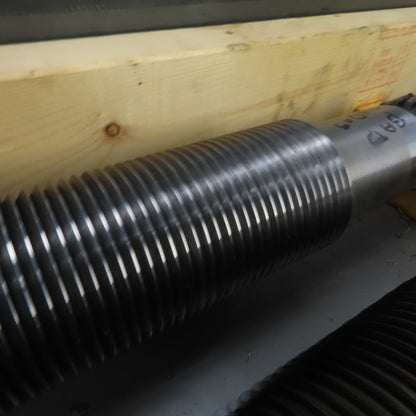 LF Fales Industrial Pressure Paper Slitter Cutter Roller 1-5/8" Shaft Lot Of 2