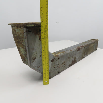 4-1/2" x 3" Steel Wireway Gutter Conduit Electrical Box Console Mount