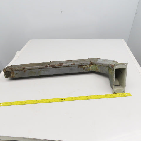4-1/2" x 3" Steel Wireway Gutter Conduit Electrical Box Console Mount