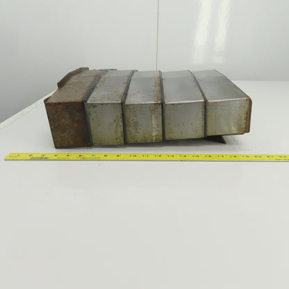 18-3/8" W Vertical Telescopic Way Cover 16-1/2" Long Extended