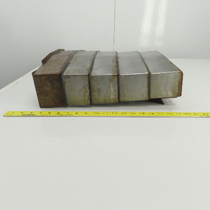18-3/8" W Vertical Telescopic Way Cover 16-1/2" Long Extended