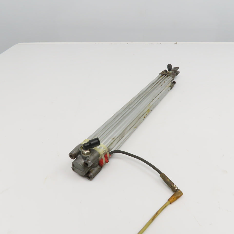 1" Bore 12" Stroke Double Acting Air Cylinder Nose Mount 12mm Rod