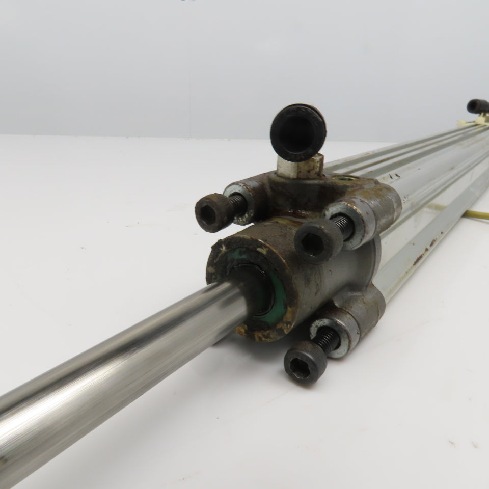 1" Bore 12" Stroke Double Acting Air Cylinder Nose Mount 12mm Rod
