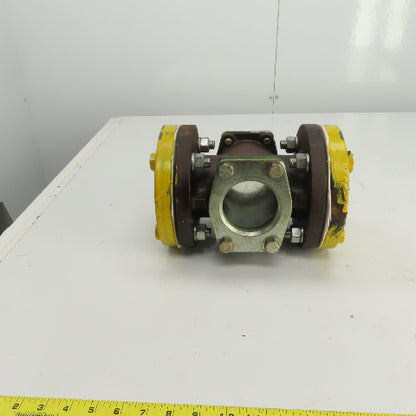 OPW Visi-Flo 1420 3" NPT Inline WCB Steel Sight Flow Indicator 200PSI