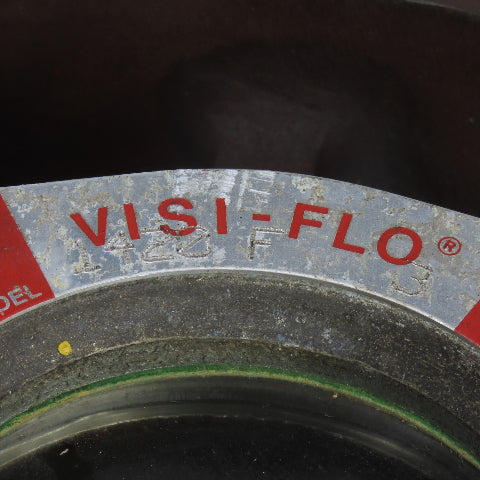 OPW Visi-Flo 1420 3" NPT Inline WCB Steel Sight Flow Indicator 200PSI