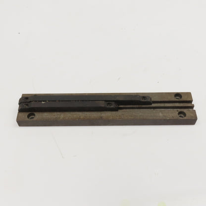 Steel Limit Switch Dog Rail 6mm 2 Groove 48mm x 250mm