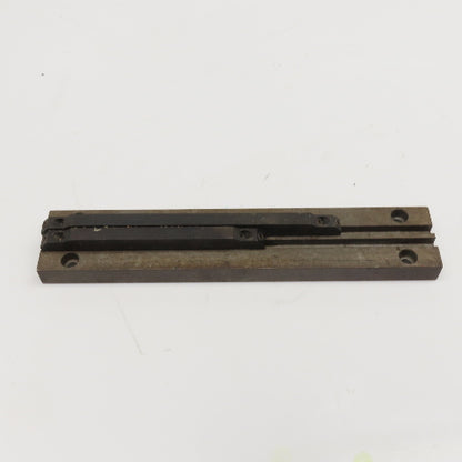 Steel Limit Switch Dog Rail 6mm 2 Groove 48mm x 250mm