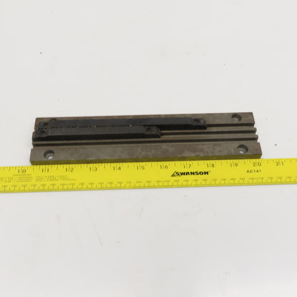 Steel Limit Switch Dog Rail 6mm 3 Groove 58mm x 250mm